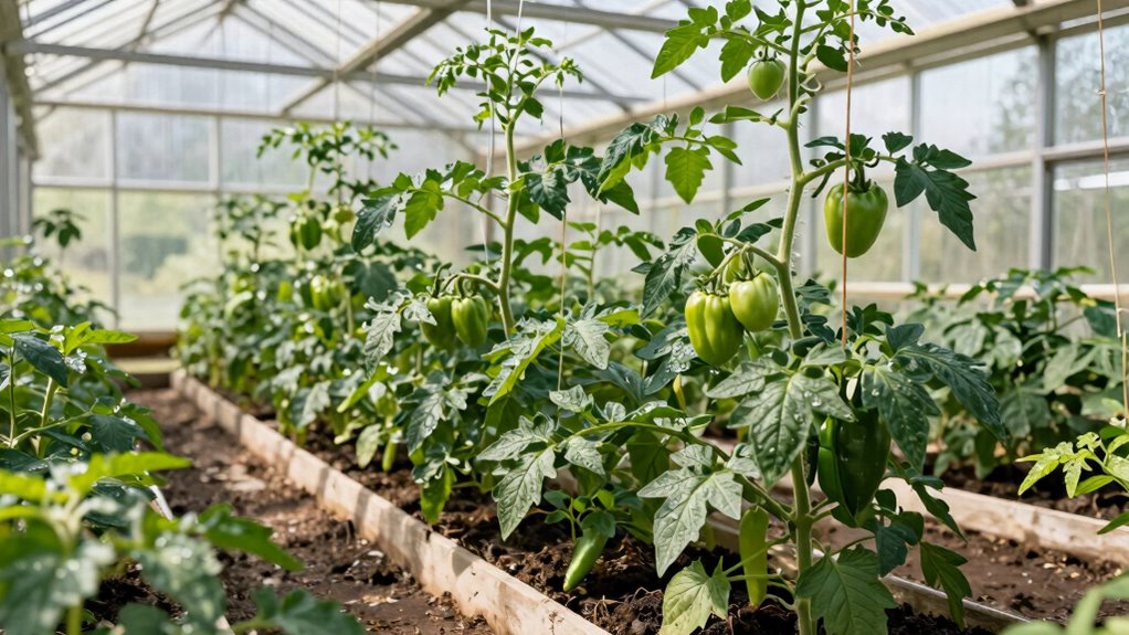 late april greenhouse planting