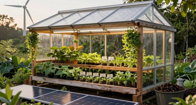 layered off grid greenhouse upgrade