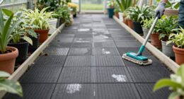 maintain safe greenhouse flooring