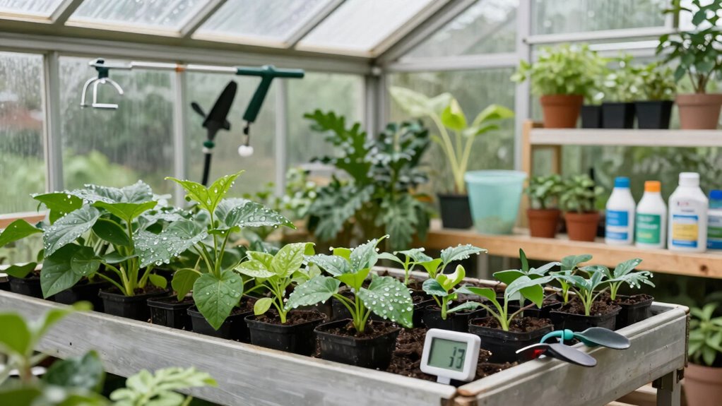 mid season greenhouse inspection