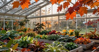 optimize greenhouse for fall
