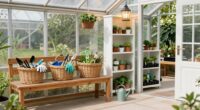 organized greenhouse entry design