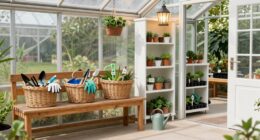 organized greenhouse entry design