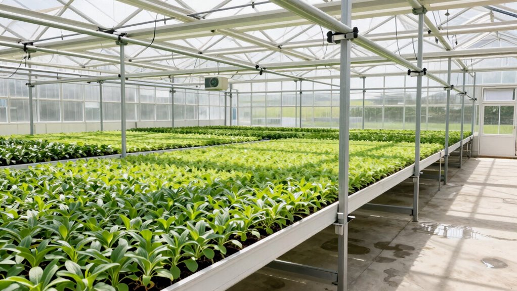 organized greenhouse maximizes efficiency