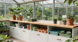 organized greenhouse storage solutions