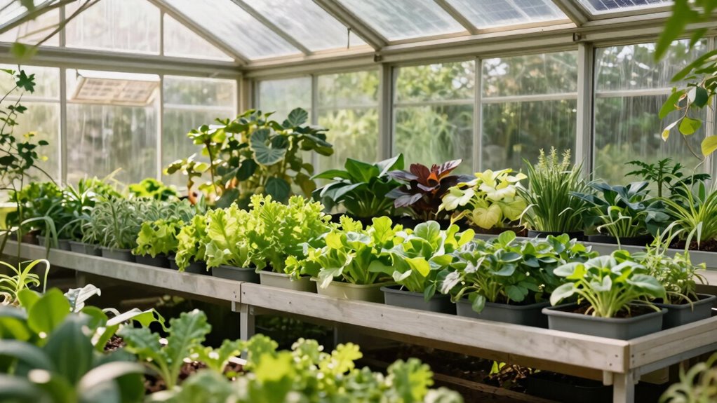 passive solar greenhouse heating