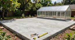plan greenhouse foundation first