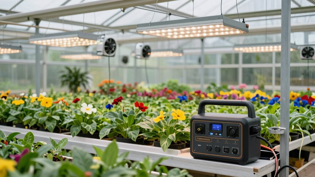 portable greenhouse power solutions
