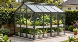 professional backyard greenhouse upgrade