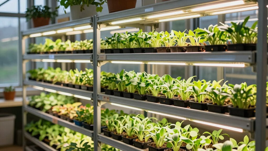 proper lighting and watering management
