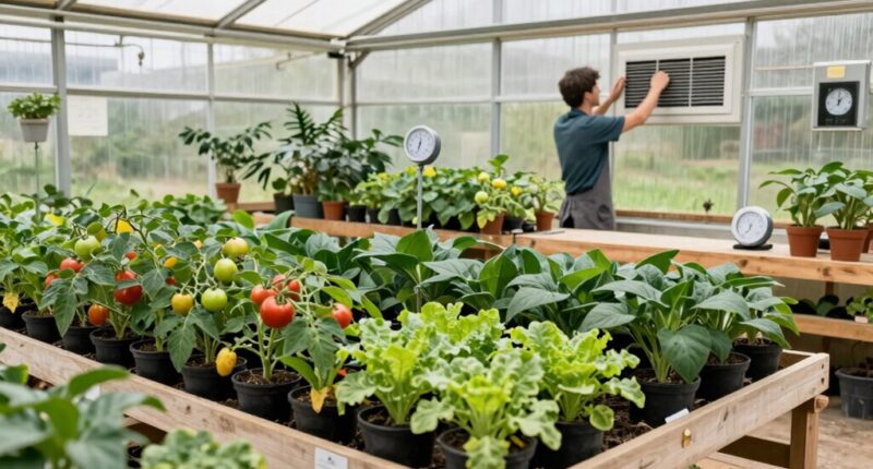 seasonal greenhouse system reset