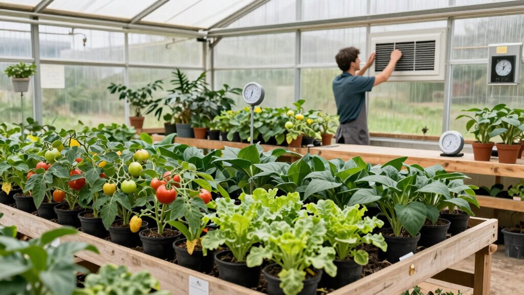 seasonal greenhouse system reset