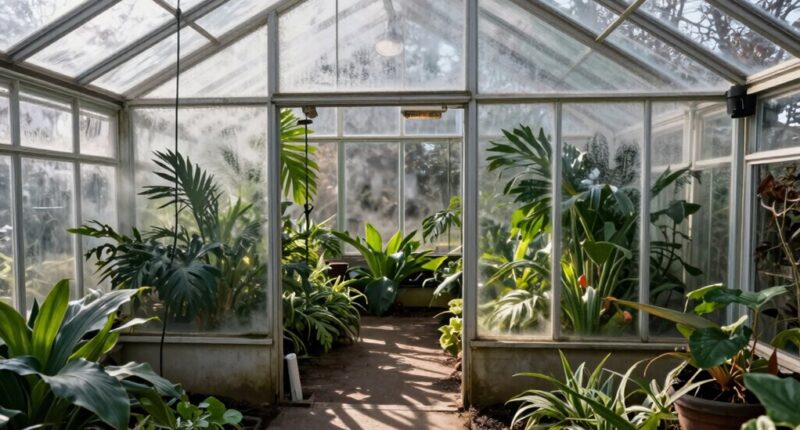 seasonal greenhouse temperature adjustments