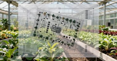 simple greenhouse interior planning