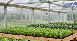 simple greenhouse technology setup