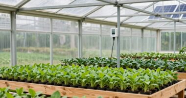 simple greenhouse technology setup