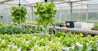 simple hydroponic greenhouse setup