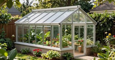 small yard greenhouse planning