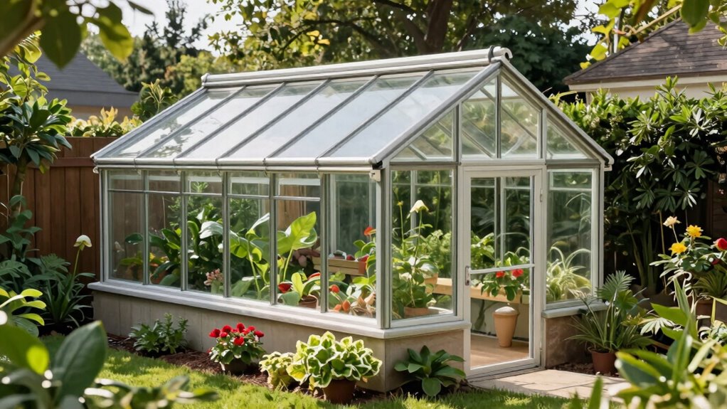 small yard greenhouse planning