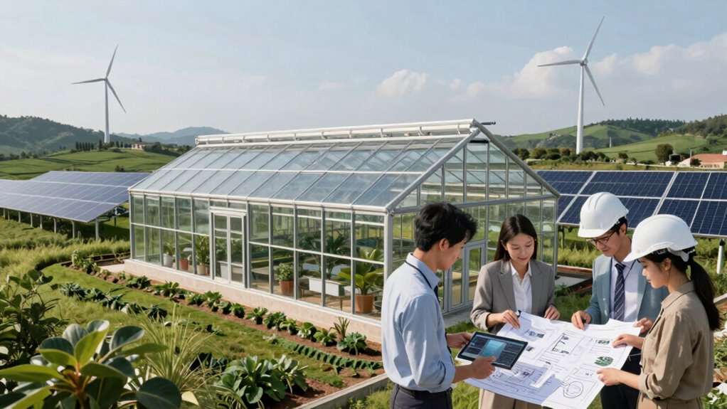 sustainable greenhouse building practices