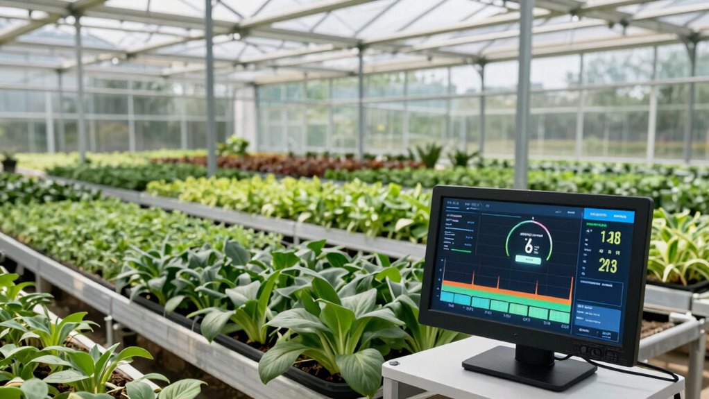 sustainable monitored greenhouse management