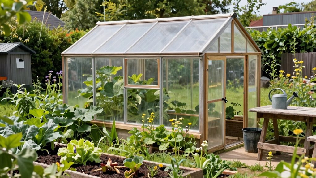 sustainable simple greenhouse practices