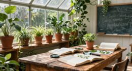 transforming greenhouse into classroom