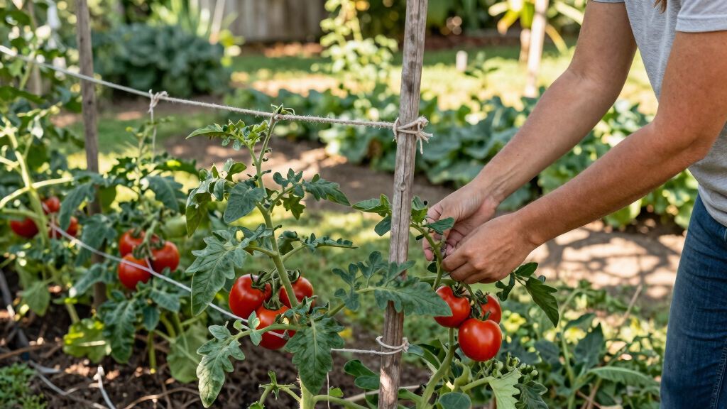 After Years of Cages, I Tried the Florida Weave Method for Trellising Tomatoes—and I’m Not Going Back