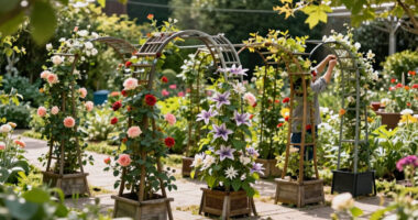 These 7 Beautiful Trellises Will Turn Climbing Plants Into the Stars of Your Garden