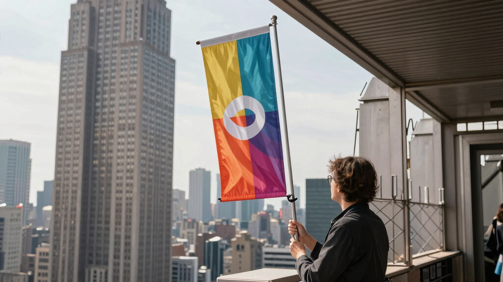 2 people climb to top of NYC's Empire State Building, fly banner