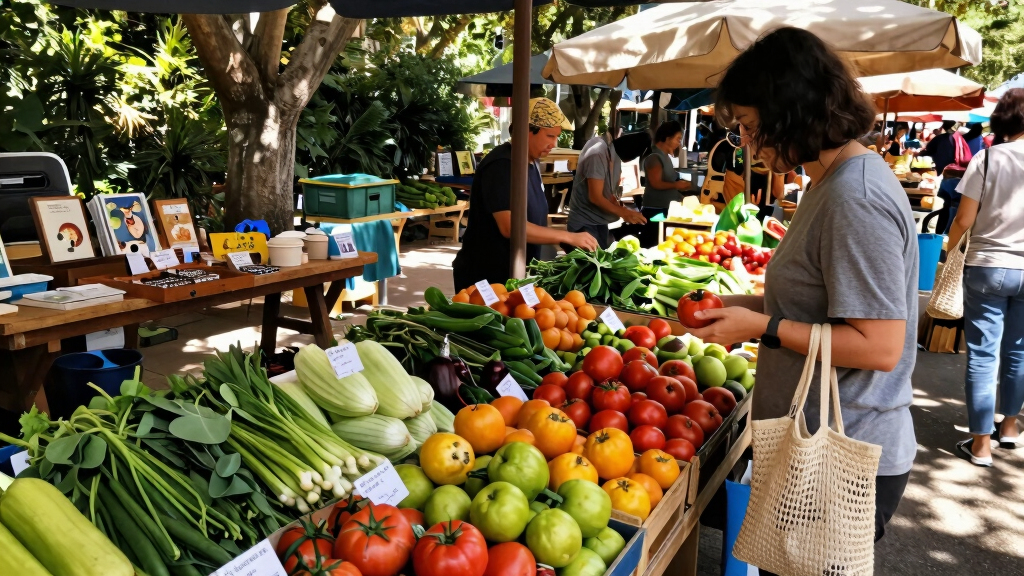 Bustling Street Culture Marketplaces