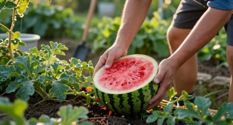 Don’t Throw Out Overripe Watermelon – It Has A Secret Use In The Garden