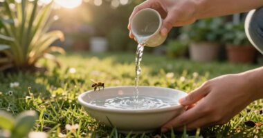 Help Bees Survive The Heat – Turn A Saucer Into A Summer Lifeline In Just Minutes