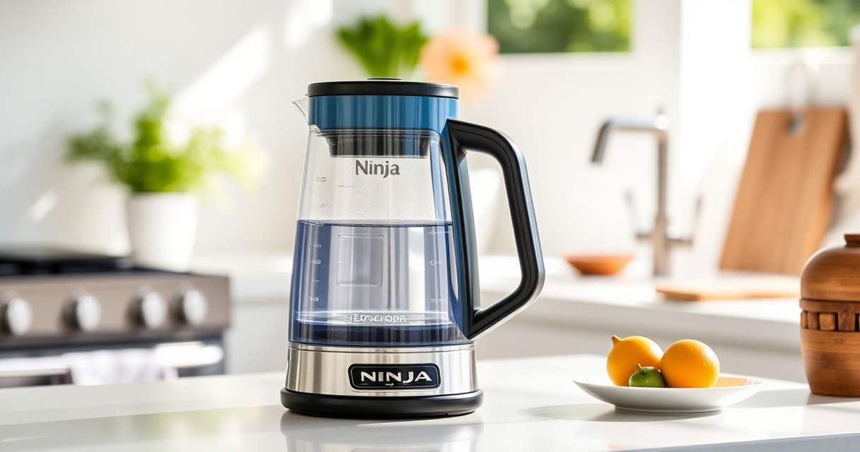 Stay Cool and Brew Perfectly with the Ninja KT200BL Electric Kettle