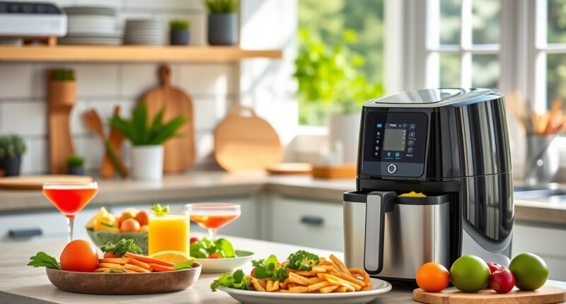 Summer Grilled Veggie & Chicken Duo with Ninja Foodi XL Air Fryer