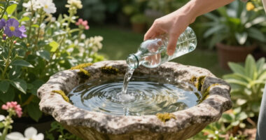 Want To Attract More Backyard Birds? This Easy Bird Bath Bottle Dripper Trick Is All You Need