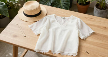 12 Best Raw-Edge Organza Blouses in 2026