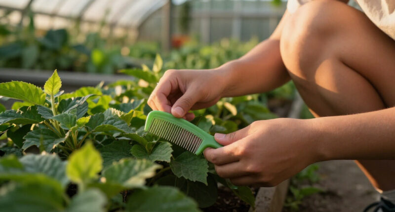 This 5 Minute Garden Job With A $4 Dog Comb In August Saves Me Hours Of Weeding In Spring
