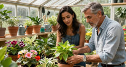 Amal And George Clooney's Greenhouse Shows How To Create A Lush Container Garden In The Smallest Spaces