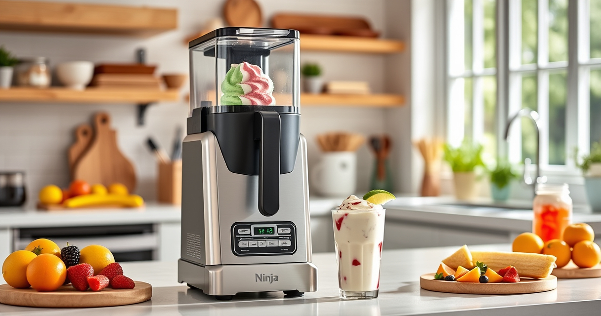 Cool Off This Summer with the Ninja NC701 CREAMi Swirl Ice Cream Maker