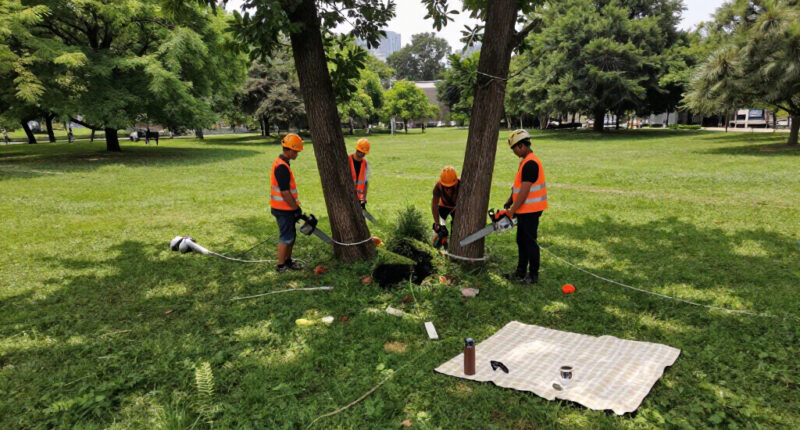 Crews Start To Remove Trees From San Francisco Waterfront Park - NBC Bay Area