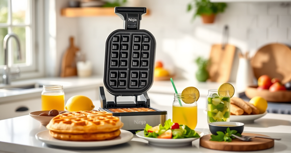 Host Effortless Summer Brunches with the Ninja Belgian Waffle Maker Pro