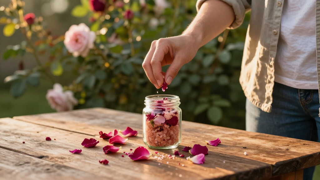 I’m Making Rose Salt From Garden-Grown Petals – It’s My Secret Ingredient When I Bake The Best Brownies In Town