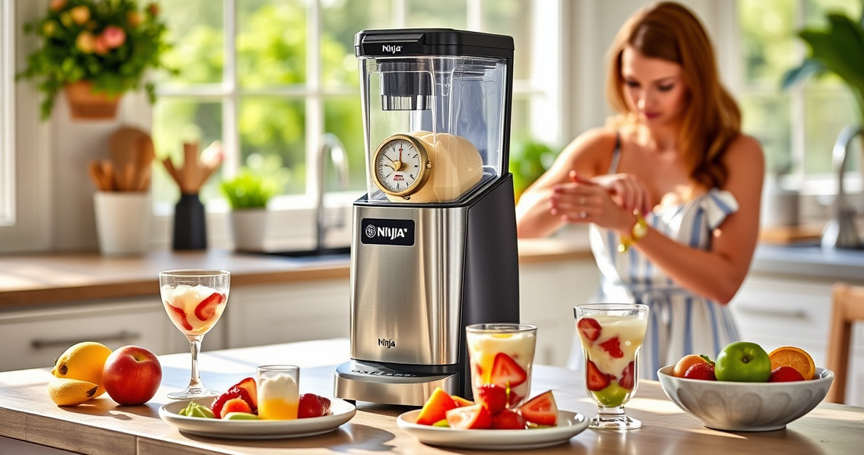 Ninja CREAMi Deluxe Ice Cream Maker: Effortless Summer Party Treats
