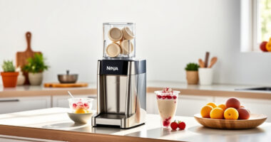 Ninja NC701 CREAMi Swirl 13-in-1 Soft Serve Ice Cream Maker for Summer Fun