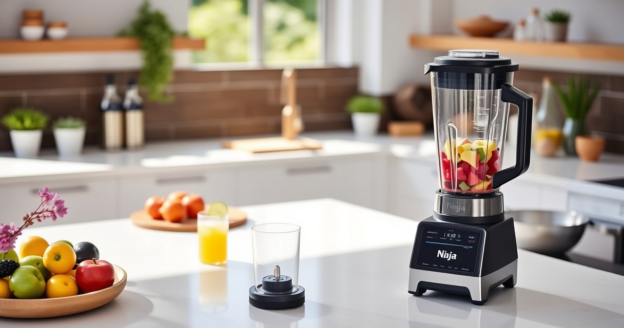 Ninja Professional Blender: Perfect for Summer Smoothies & Frozen Drinks