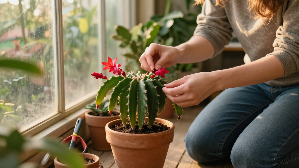 The Simple Fall Trick That Makes A Christmas Cactus Flower For The Holidays