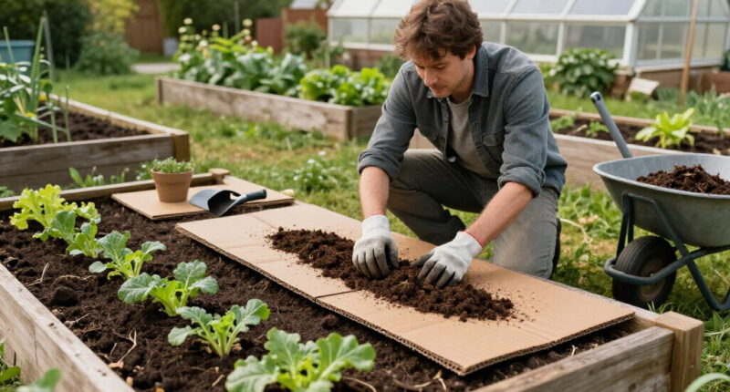 5 Clever Ways To Use Cardboard In Your Garden