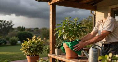 Do This Vital Job Before The Weather Worsens To Keep Your Potted Plants Safe, Urge Garden Pros
