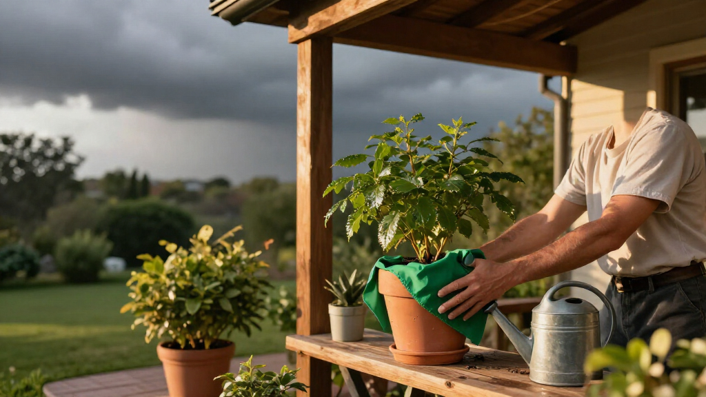 Do This Vital Job Before The Weather Worsens To Keep Your Potted Plants Safe, Urge Garden Pros